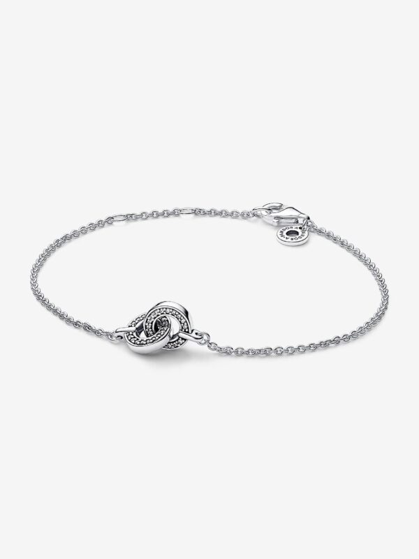Pulsera Pavé Entrelazado Pandora Signature
