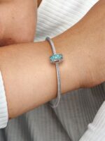 Charm de Clip Pavé Verdeazulado