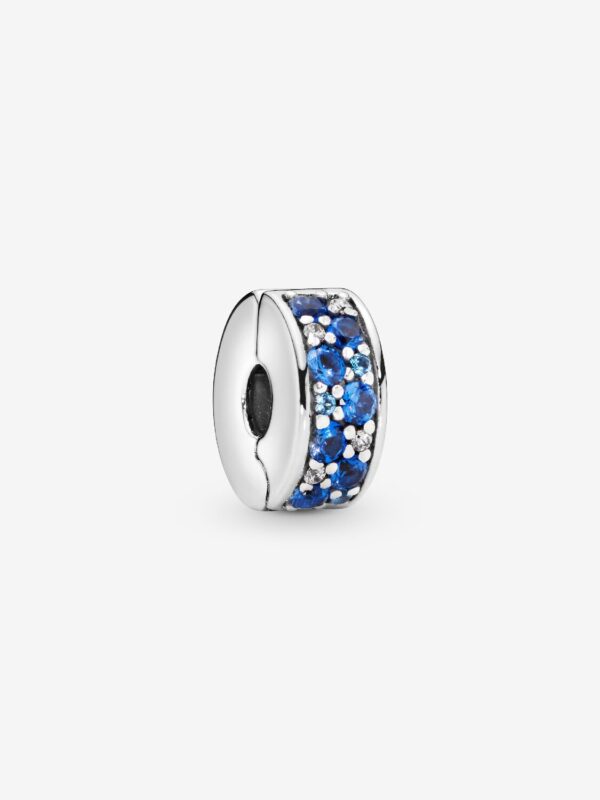Charm de Clip Pavé Azul
