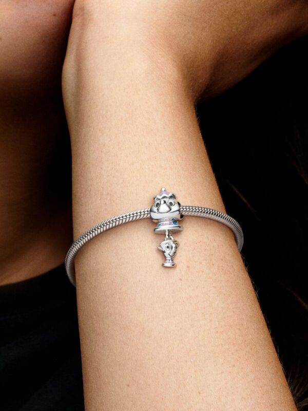 Charm Colgante Sra. Potts y Chip La Bella y la Bestia de Disney