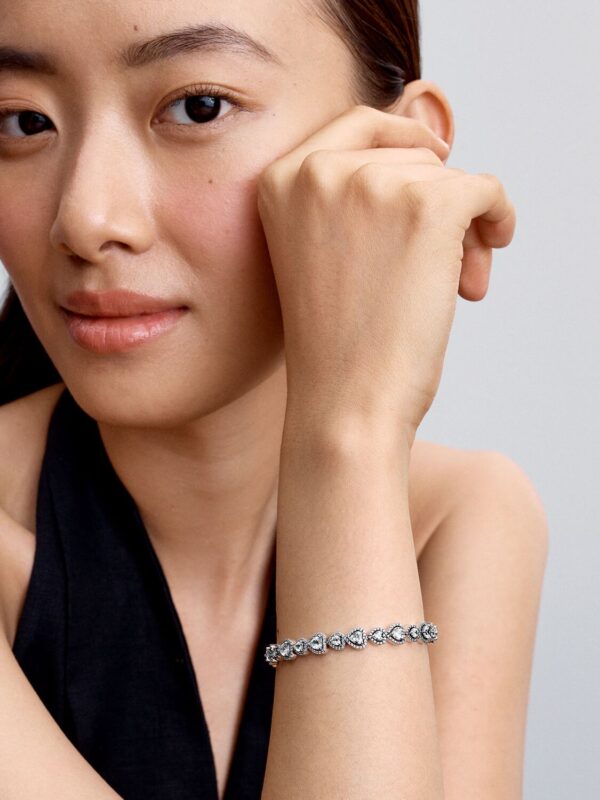 Pulsera Halo Corazones