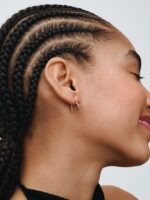 Pendientes de Aro Corazón Asimétrico