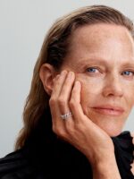 Anillo Cadena Cubana en Pavé