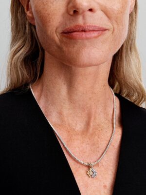 Charm Colgante Divisible Sol y Luna