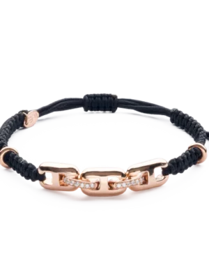 Colección Wolf Macramé Bracelets, Onix, Macramé