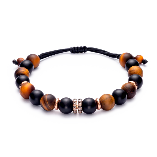 Colección Wolf Big Bracelets, Ojo De Tigre, Cuencas Grandes