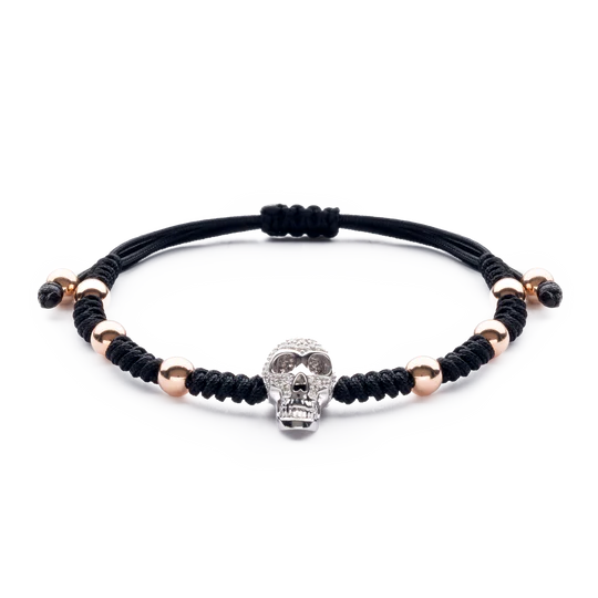 Colección Wolf Small Bracelets, Diamante 0.60 Ct, Calaveras