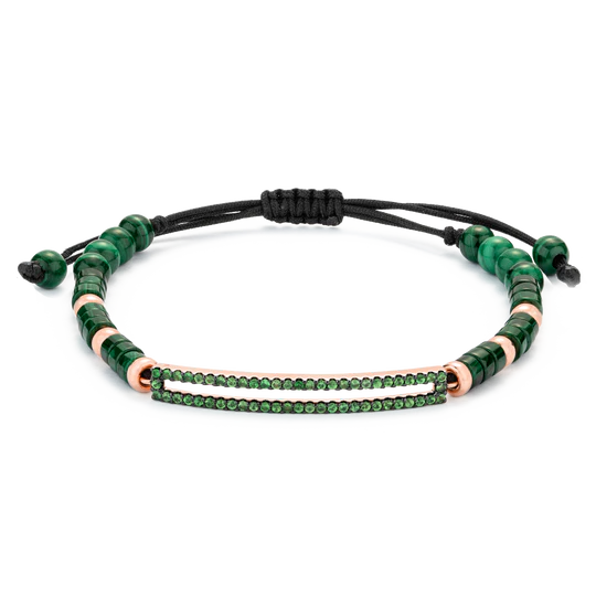 Colección Wolf Small bracelets, Malaquita, cuencas pequeñas