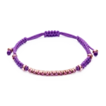 Colección Wolf Macramé Bracelets, Rodolita, Macramé