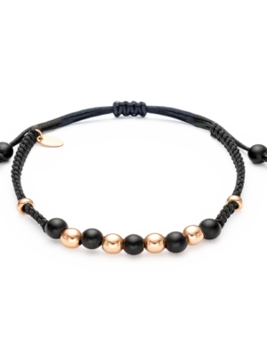 Colección Wolf Macramé Bracelets, Onix, Macramé