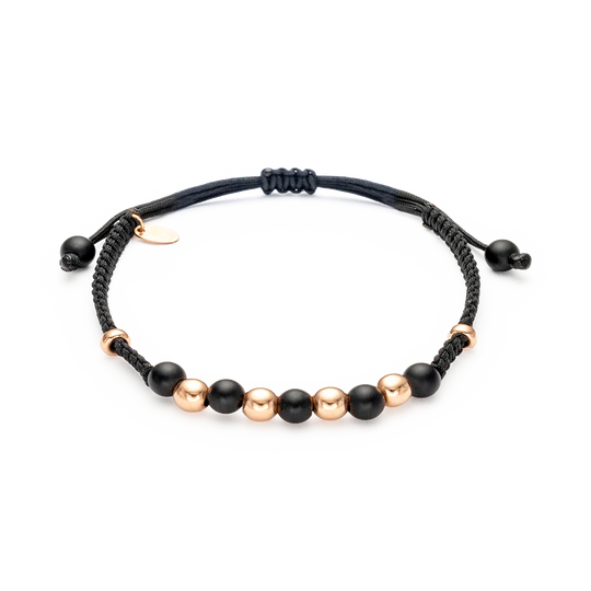 Colección Wolf Macramé Bracelets, Onix, Macramé