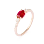 Colección Classic, Diamante 0.15 Ct, Rubi, Solitario