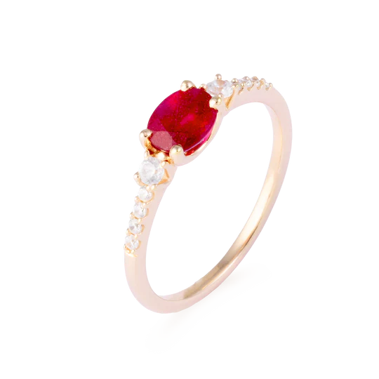 Colección Classic, Diamante 0.15 Ct, Rubi, Solitario