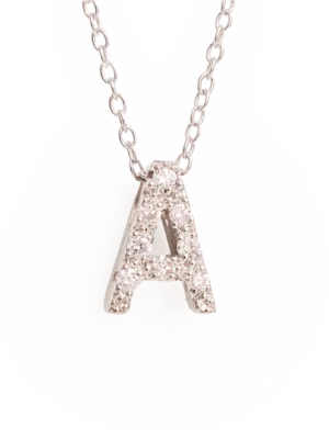 Colección Classics Letters, Diamante 0.04 Ct, Letras