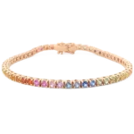 Colección Classics Tennis, Zafiro Y Peridoto, Riviere