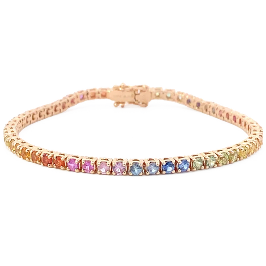 Colección Classics Tennis, Zafiro Y Peridoto, Riviere