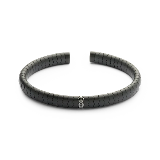 Colección Titanium Soul, Diamante Negro 0.20 Ct, Cerámica