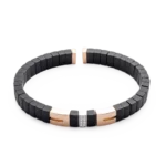 Colección Titanium Soul, Diamante 0.10 Ct, Onix, Titanio