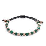 Colección Wolf Small Bracelets, Malaquita, Cuencas Pequeñas