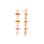 Colección Sunset, Diamante 1.19 Ct, Zafiro, Colgantes