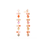 Colección Sunset, Diamante 0.23 Ct, Zafiro Y Peridoto, Colgantes