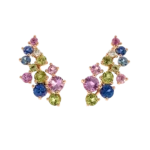 Colección Sunset, Diamante 0.07 Ct, Peridoto Y Zafiro, Diseñador