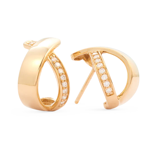 Colección Leaves And Crossed, Diamante 0.14 Ct, Diseñador