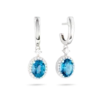 Colección Sunset, Diamante 0.36 Ct, London Blue, Colgantes