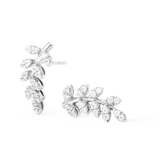 Colección Leaves And Crossed, Diamante 0.53 Ct, Trepadoras