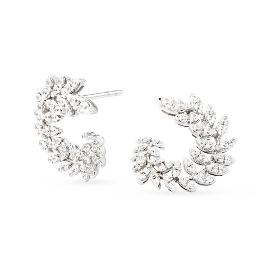 Colección Leaves And Crossed, Diamante 1.12 Ct, Trepadoras