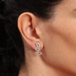 Colección Leaves and crossed, Diamante 1.22 ct, trepadoras