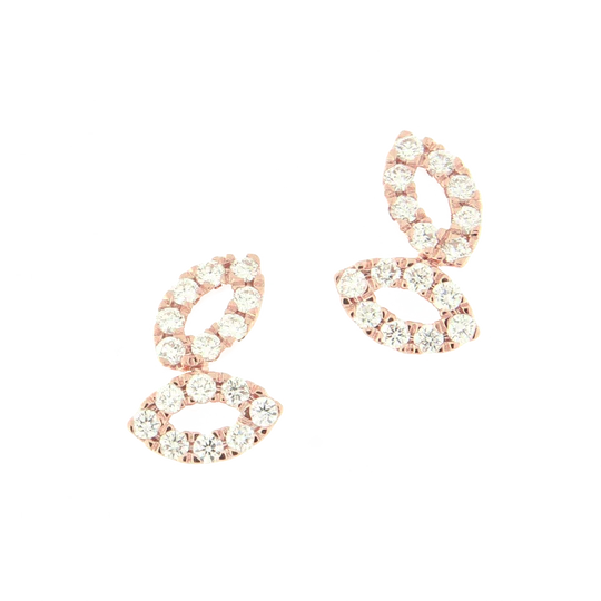 Colección Leaves And Crossed, Diamante 0.81 Ct, Trepadoras