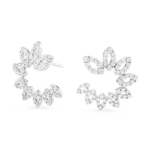 Colección Leaves And Crossed, Diamante 1.26 Ct, Trepadoras