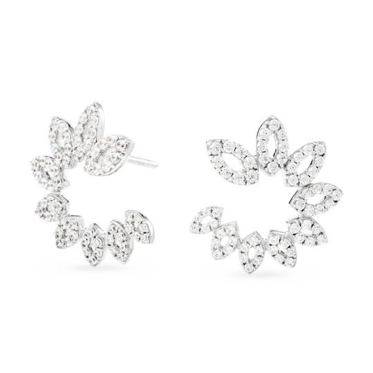 Colección Leaves And Crossed, Diamante 1.26 Ct, Trepadoras