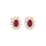 Colección Princess, Diamante 0.35 Ct, Rubi, Botón