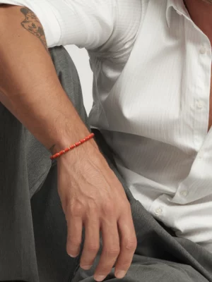 Colección Titanium soul, P de coral, titanio