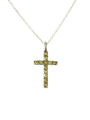 Colección Classics Crosses, Diamante Brown 0.11 Ct, Cruces