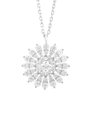 Colección White, Diamante 0.77 Ct, Roseton