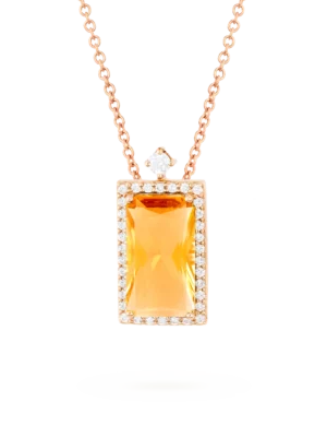 Colección Iconic, Diamante 0.25 ct, citrino, diseñador