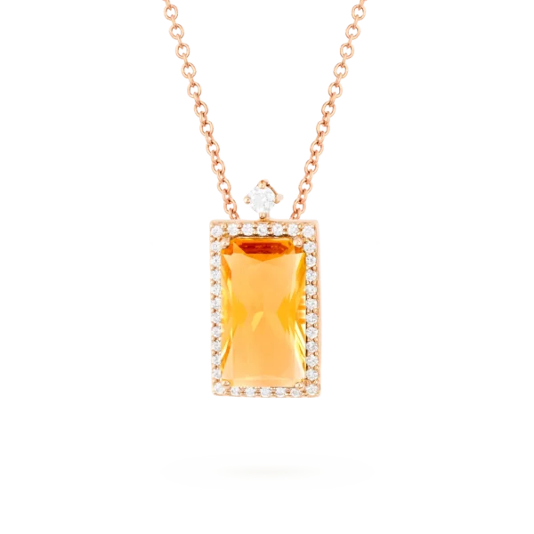 Colección Iconic, Diamante 0.25 ct, citrino, diseñador