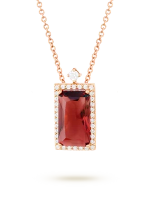 Colección Iconic, Diamante 0.25 Ct, Granate, Diseñador