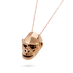 Colección Wolf Men Rings & Surf, Diamante Negro 0.03 Ct, Calaveras