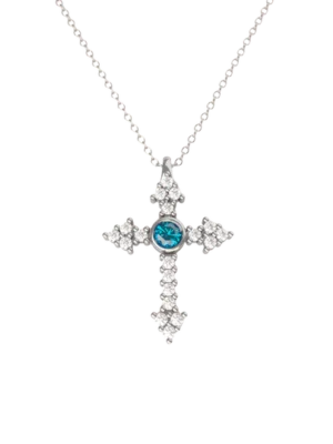 Colección Classics Crosses, Diamante 0.16 Ct, Topacio Paraiba, Cruces