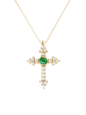 Colección Classics Crosses, Diamante 0.16 Ct, Tsavorita, Cruces
