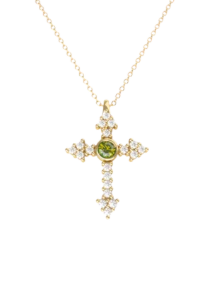 Colección Classics Crosses, Diamante 0.16 Ct, Peridoto, Cruces