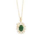 Colección Princess, Diamante 0.19 Ct, Esmeralda, Botón