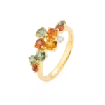 Colección Sunset, Diamante 0.04 Ct, Zafiro, Diseñador