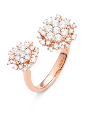 Colección White, Diamante 0.66 ct, roseton