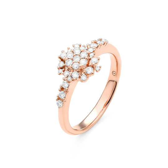 Colección White, Diamante 0.31 Ct, Roseton