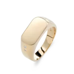 Colección Wolf Men Rings & Surf, Diamante 0.05 Ct, Sellos